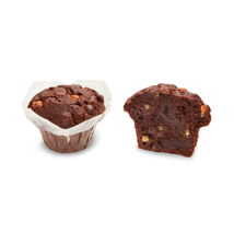 MUFFIN TRIPLE CHOCOLATE  120GR 30UD RUTH`S